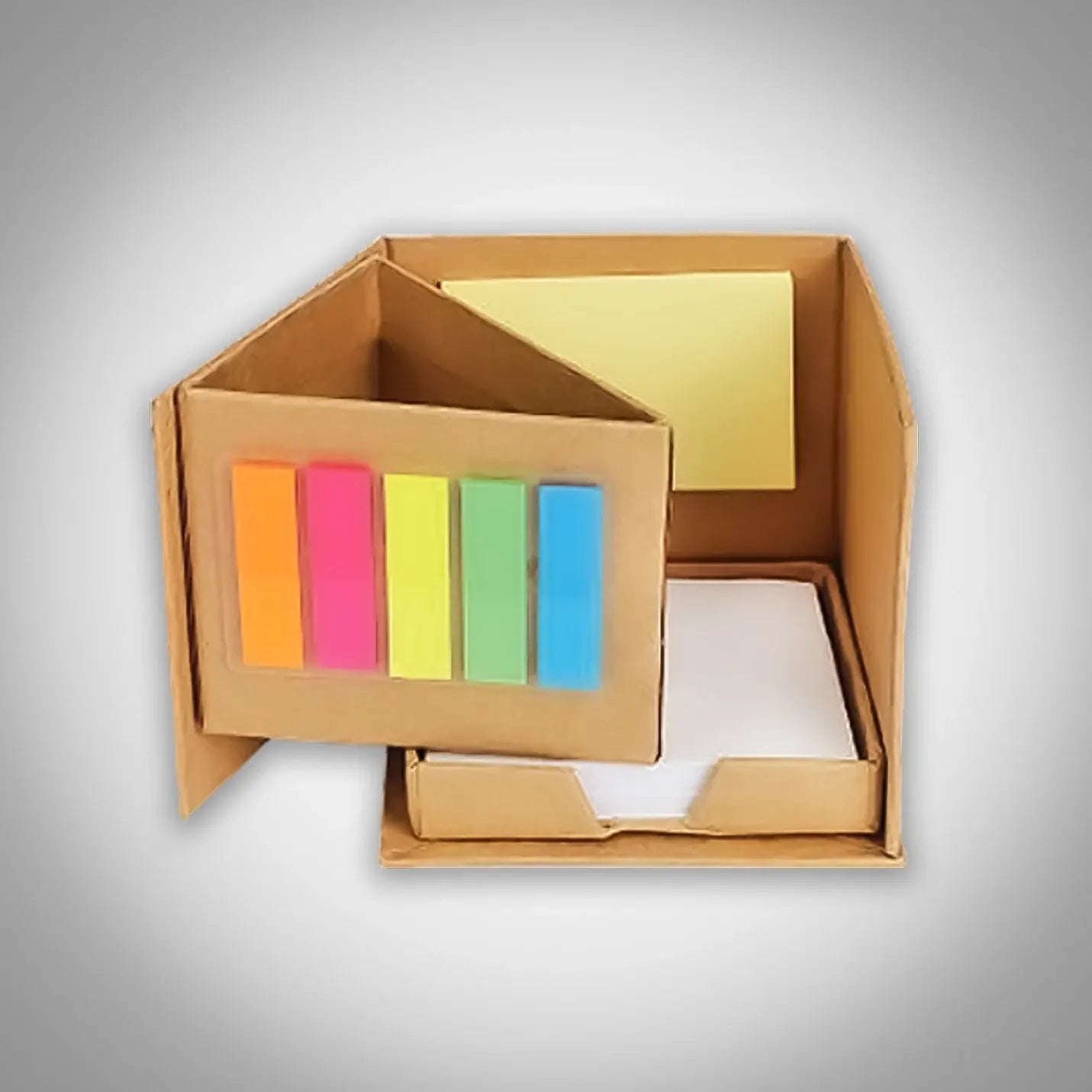 Multi-functional Desktop Stationery Kit with Sticky Notes and Memo Pad Img 3